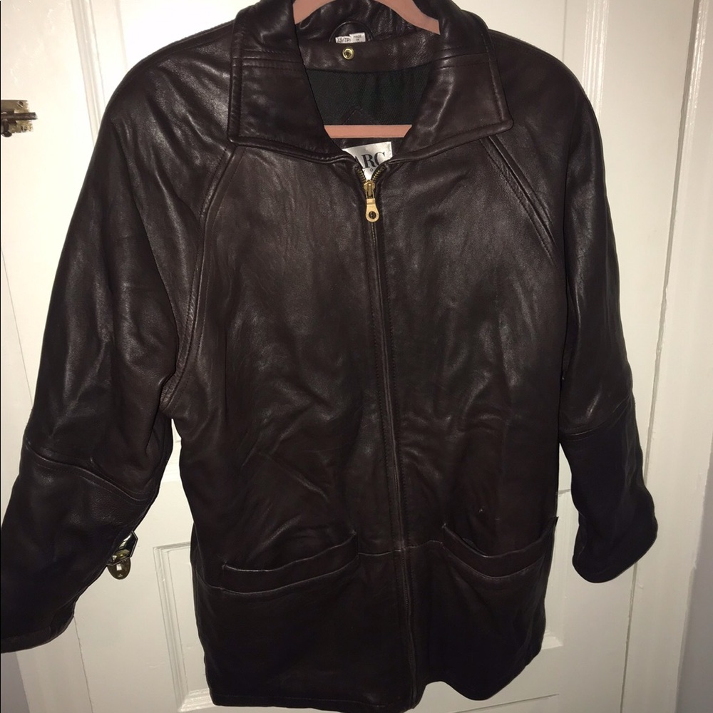 Men’s Vintage Leather Jacket Coat